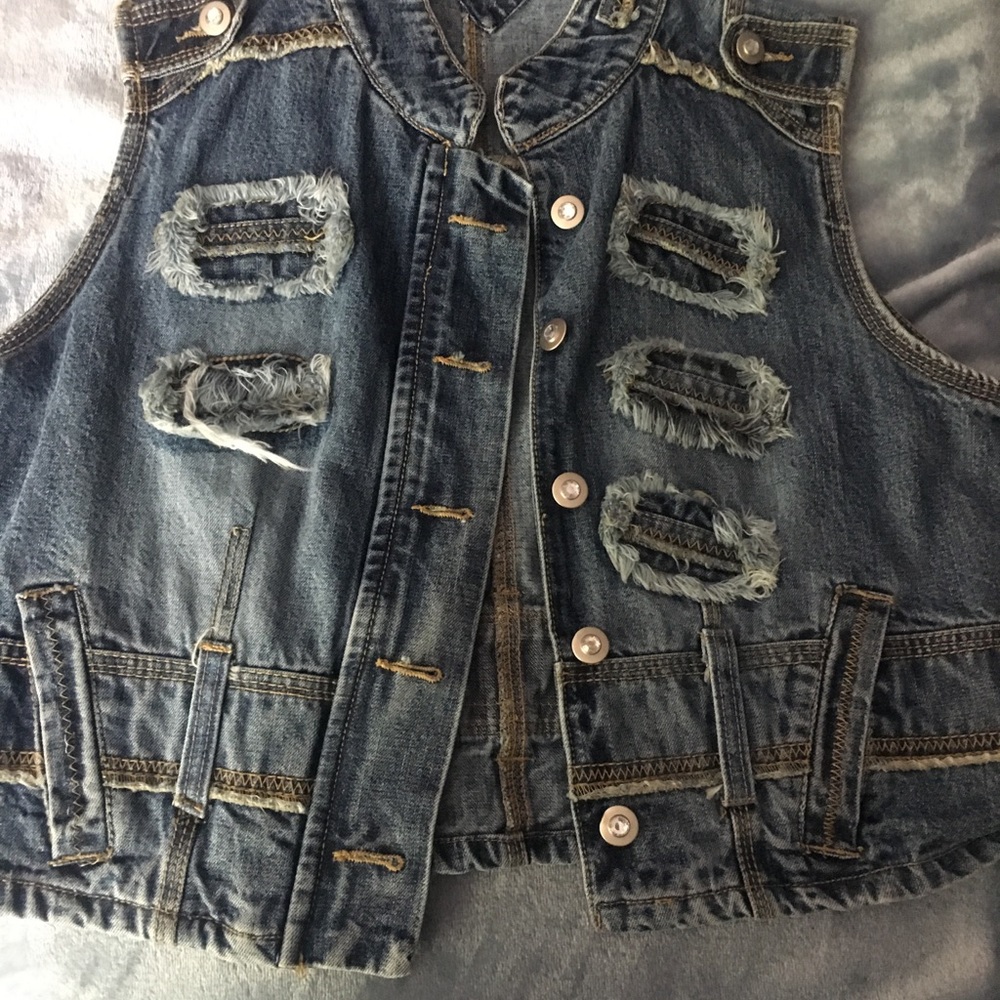 Denim vest